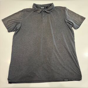 Truewerk Polo Performance Stretch Shirt Short Sleeve LRG Mens Black Work Utility